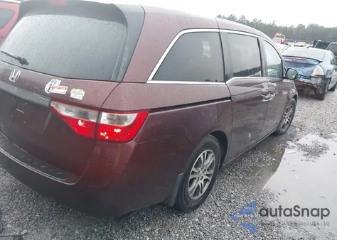 2011 Honda Odyssey Ex-L из США, поврежденный, VIN 5FNRL5H63BB074652